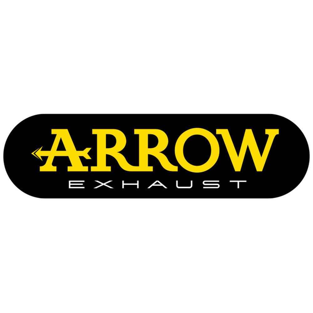 ARROW Silencer Set 71161PK WORKS Titanium with Carbon Fibre End Caps and Stainless Link-Pipes