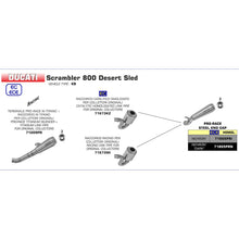 Load image into Gallery viewer, ARROW Silencer 71209PR :- PRO-RACE Titanium with Ti End Cap