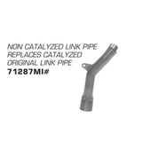 ARROW Link Pipe 71287MI :- Stainless Non Catalyzed