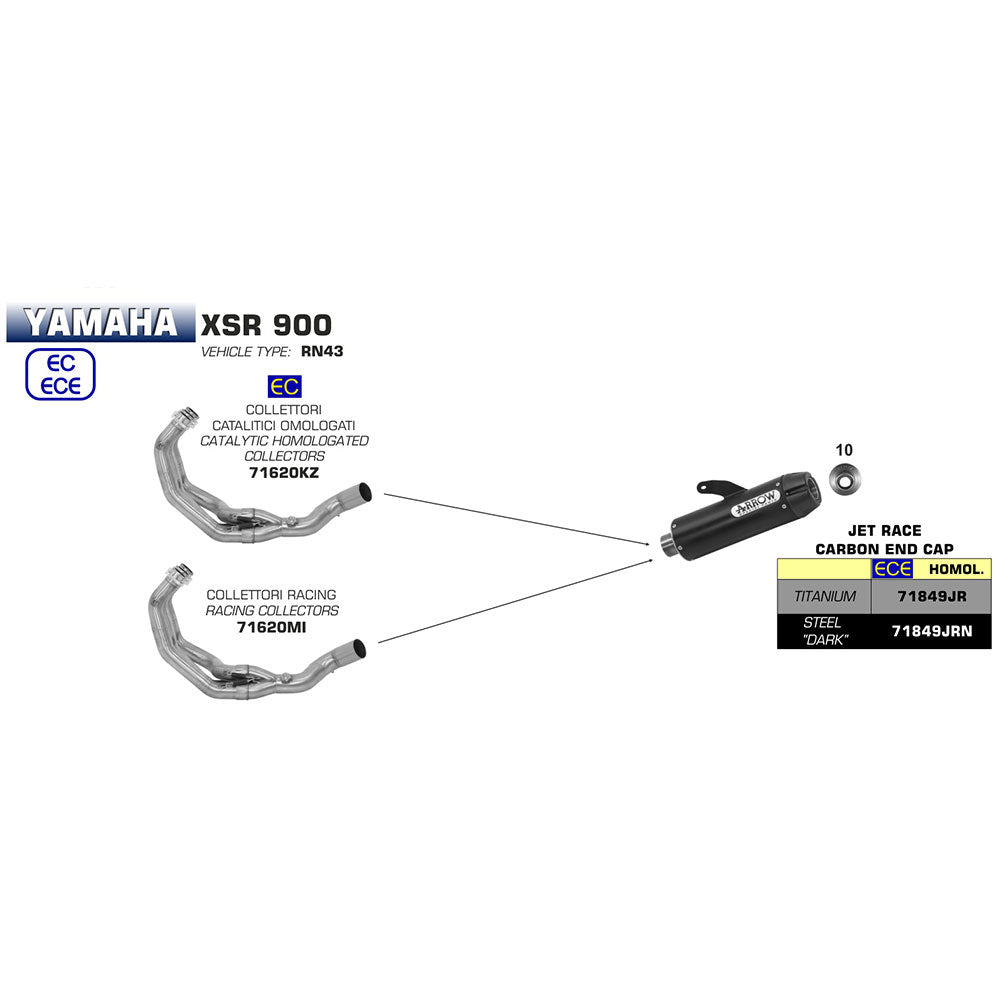 ARROW Collector Racing 3:1 Stainless
