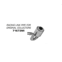 Load image into Gallery viewer, ARROW 71673MI : Link Pipe Stainless Racing Non-Cat