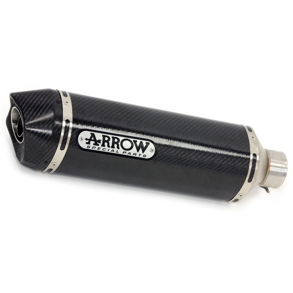 ARROW-71708MK-Silencer---MAXI-R-TECH-Carbon-Fibre-with-Carbon-End-Cap<br>YAMAHA-FZ8-N/S