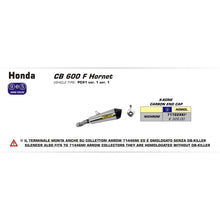 Load image into Gallery viewer, ARROW Silencer X-KONE Nichrom with Carbon Fibre End Cap