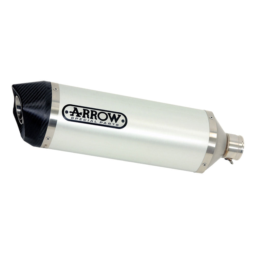 ARROW Silencer Race-TECH Aluminium with Carbon Fibre End Cap