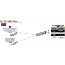 Load image into Gallery viewer, ARROW Silencer Race-TECH Carbon Fibre with Carbon Fibre End Cap