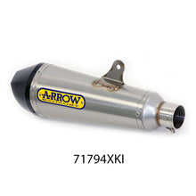 Load image into Gallery viewer, ARROW Silencer - X-KONE Nichrom Silver with Carbon Fibre End Cap