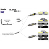 ARROW Silencer - RACE-TECH Aluminium with Steel End Cap