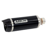 ARROW Silencer STREET THUNDER Aluminium Dark with Carbon Fibre End Cap