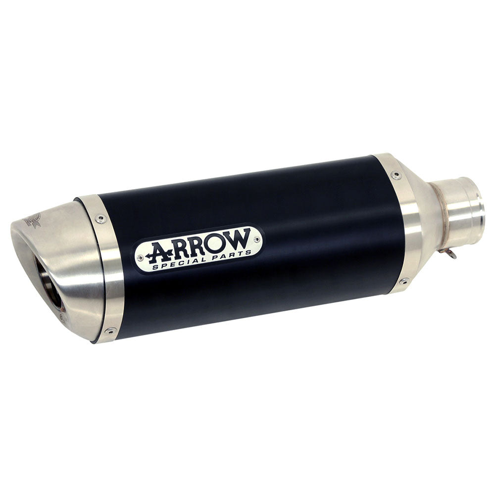 ARROW Silencer THUNDER Aluminium Dark with Steel End Cap