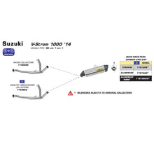 Load image into Gallery viewer, ARROW Silencer MAXI RACE-TECH Aluminium with Carbon Fibre End Cap