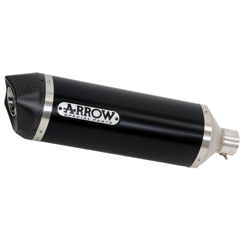 ARROW Silencer Race-TECH Aluminium Dark with Carbon Fibre End Cap