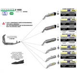 ARROW Silencer Race-TECH Aluminium Silver with Steel End Cap