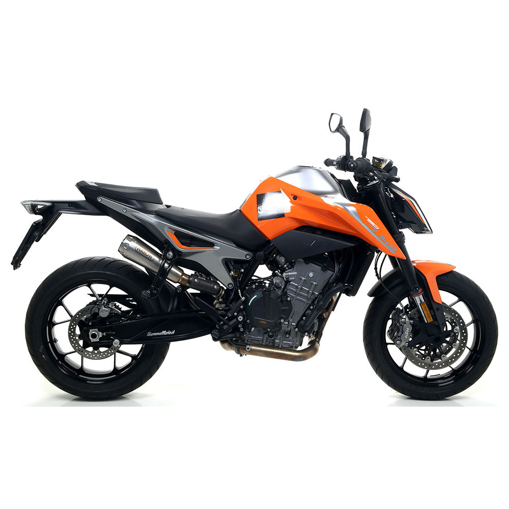 ARROW Silencer 71890PRI PRO-RACE Nichrom Silver with Steel End Cap