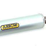 ARROW Silencer 71914AK INDY RACE Aluminium Silver with Carbon Fibre End Cap