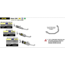 Load image into Gallery viewer, ARROW 71936AKN Silencer - INDY RACE Aluminium Dark with Carbon End Cap KTM  Duke 390