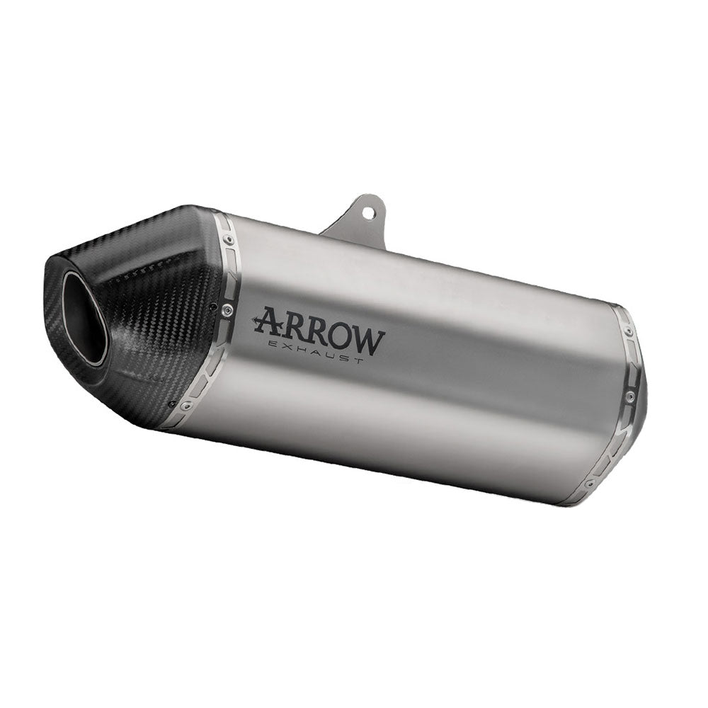 ARROW Silencer - SONORA Titanium Matte Silver with Carbon Fibre End Cap