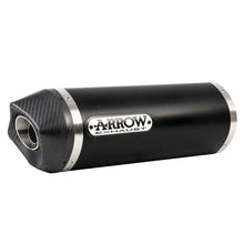 Load image into Gallery viewer, ARROW Silencer - RACE-TECH Aluminium Dark with Carbon Fibre End Cap
