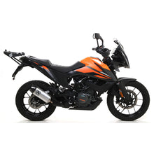 Load image into Gallery viewer, ARROW Silencer - INDY RACE Aluminium Silver with Carbon Fibre End Cap