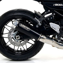 Load image into Gallery viewer, ARROW 74506RBA Silencer - REBEL Nichrom Dark Silencer with Aluminium Silver End Cap KAWASAKI Z 900 RS