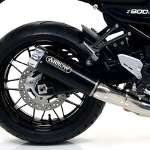 Load image into Gallery viewer, ARROW 74506RBA Silencer - REBEL Nichrom Dark Silencer with Aluminium Silver End Cap KAWASAKI Z 900 RS
