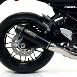 ARROW-74506RB-Silencer---REBEL-Nichrom-Dark-Silencer-with-Carbon-End-Cap<br>KAWASAKI-Z-900-RS