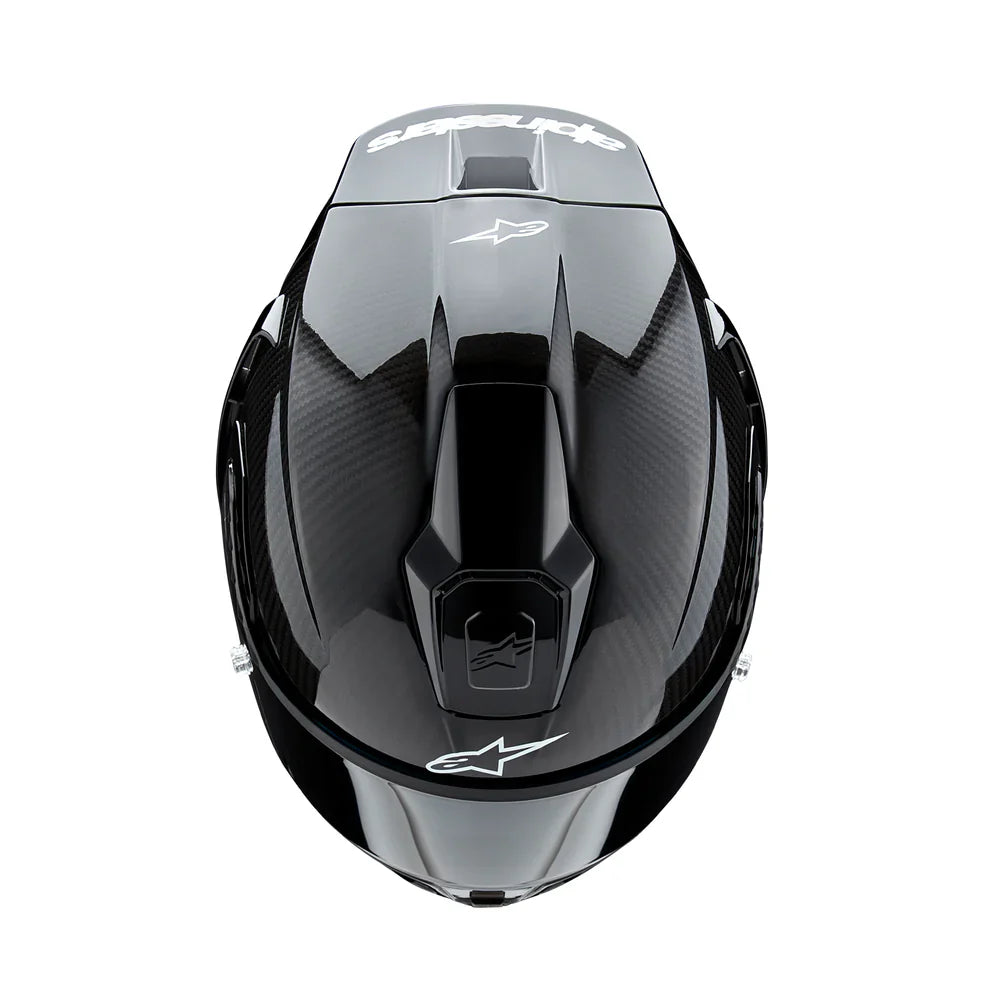 Alpinestars Supertech SR10 Helmet - Solid Carbon - View 6 | Everest Motorcycles
