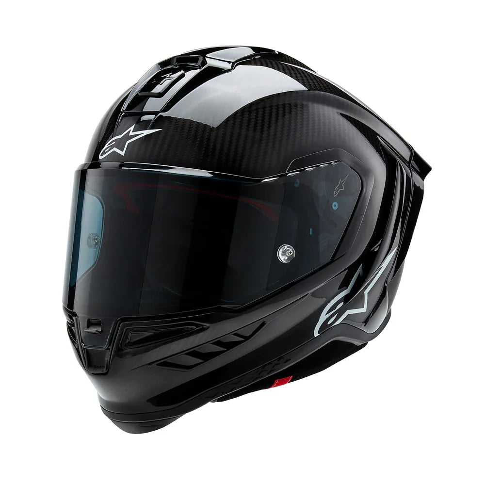 Alpinestars Supertech SR10 Helmet - Solid Carbon - View 1 | Everest Motorcycles