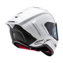 Load image into Gallery viewer, Alpinestars Supertech SR10 Helmet - Solid White - View 4 | Everest Motorcycles