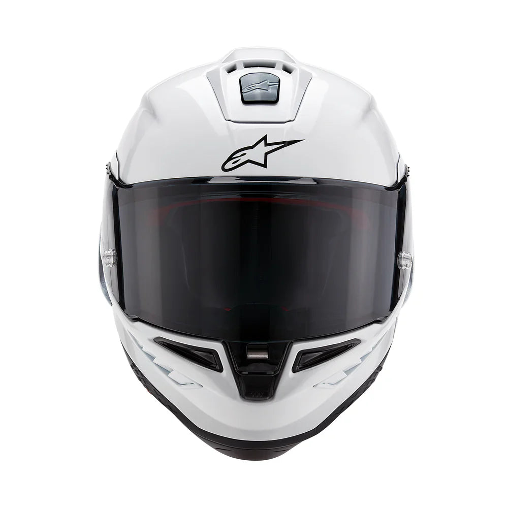 Alpinestars Supertech SR10 Helmet - Solid White - View 2 | Everest Motorcycles