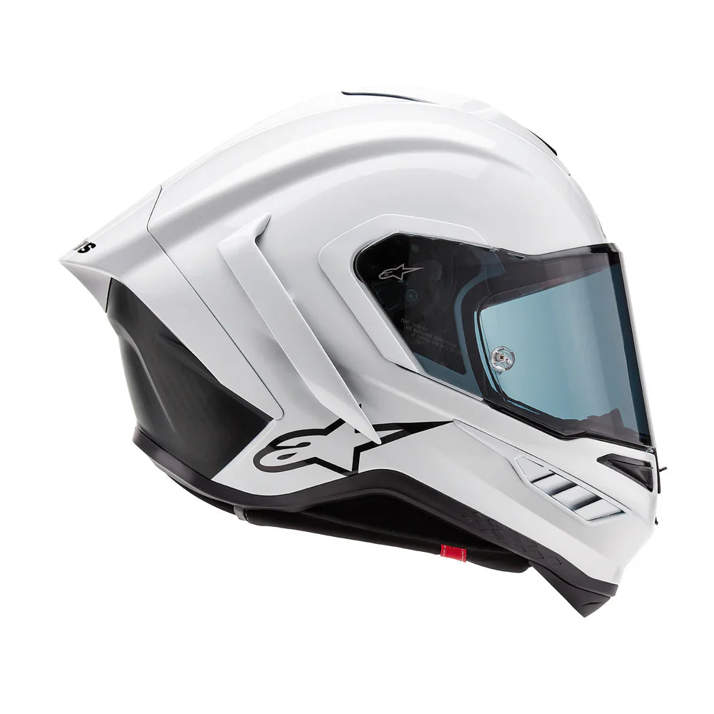 Alpinestars Supertech SR10 Helmet - Solid White - View 3 | Everest Motorcycles