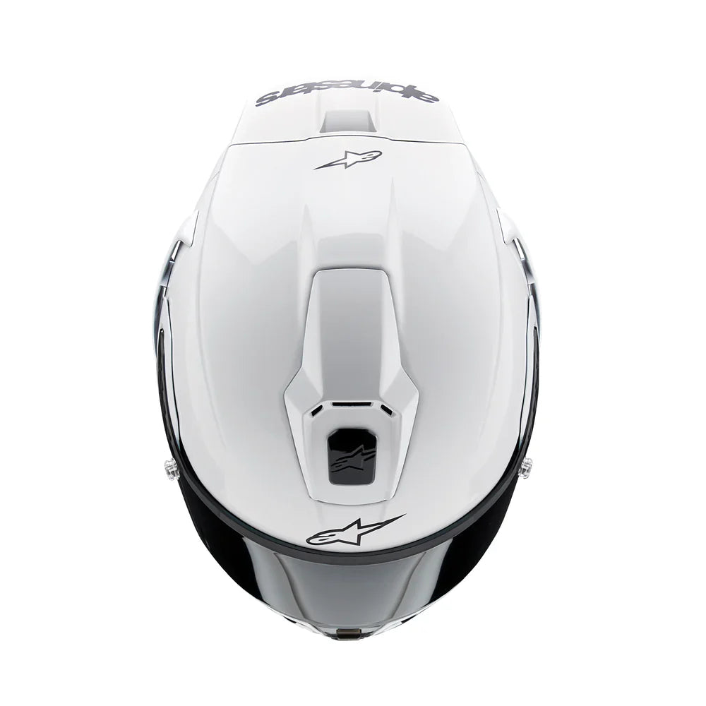 Alpinestars Supertech SR10 Helmet - Solid White - View 6 | Everest Motorcycles