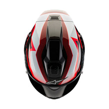 Load image into Gallery viewer, Alpinestars Supertech SR10 Helmet - Team Carbon Red White - View 7 | Everest Motorcycles