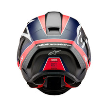 Load image into Gallery viewer, Alpinestars Supertech SR10 Team ECE 22.06 Helmet - Black/Carbon Red Fluo/Blue Matte