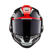 Load image into Gallery viewer, Alpinestars Supertech SR10 Helmet - Element Carbon Red White - View 2 | Everest Motorcycles