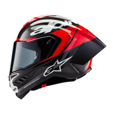 Load image into Gallery viewer, Alpinestars Supertech SR10 Element ECE 22.06 Helmet - Black/Carbon Bright Red/White Glossy