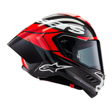 Load image into Gallery viewer, Alpinestars Supertech SR10 Element ECE 22.06 Helmet - Black/Carbon Bright Red/White Glossy