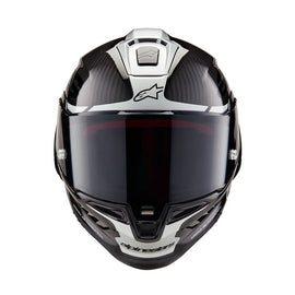 Alpinestars Supertech SR10 Helmet - Element Carbon Silver Black - View 2 | Everest Motorcycles