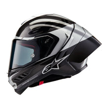 Load image into Gallery viewer, Alpinestars Supertech SR10 Element ECE 22.06 Helmet - Black/Carbon Silver/Black Glossy - MotoHeaven