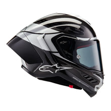 Load image into Gallery viewer, Alpinestars Supertech SR10 Element ECE 22.06 Helmet - Black/Carbon Silver/Black Glossy - MotoHeaven