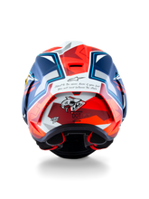 Load image into Gallery viewer, Alpinestars Supertech SR10 DOT FIM Limited Edition ACosta Helmet - Blue / Red / White Matt
