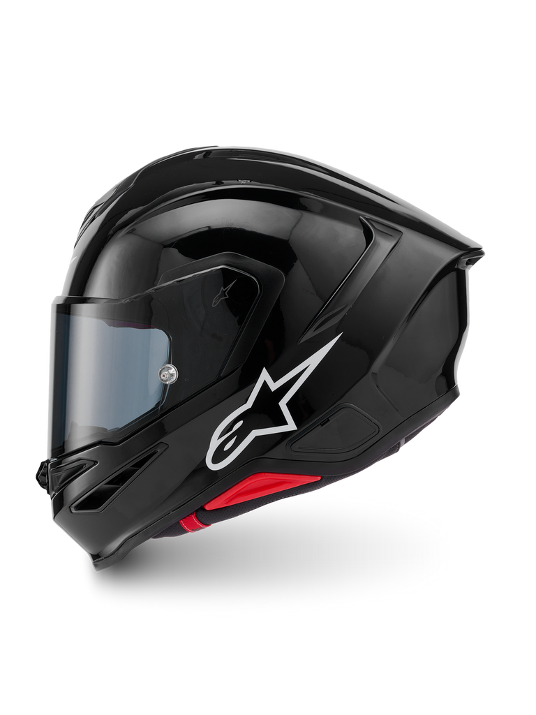 Alpinestars Supertech S-R7 Solid ECE06/DOT Full Face Helmet  Black Glossy