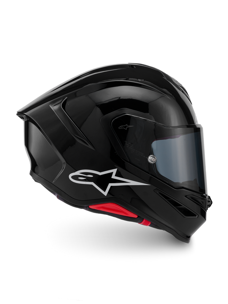 Alpinestars S-R7 Solid ECE06/DOT Full Face Helmet - Black Glossy