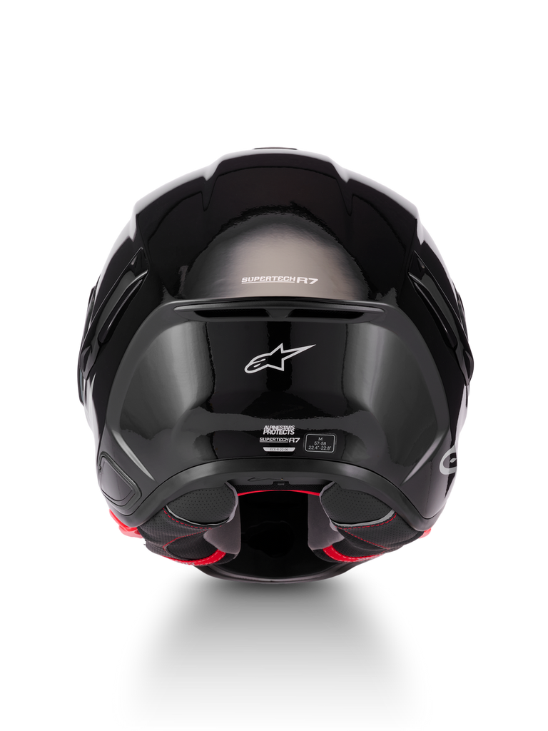 Alpinestars S-R7 Solid ECE06/DOT Full Face Helmet - Black Glossy