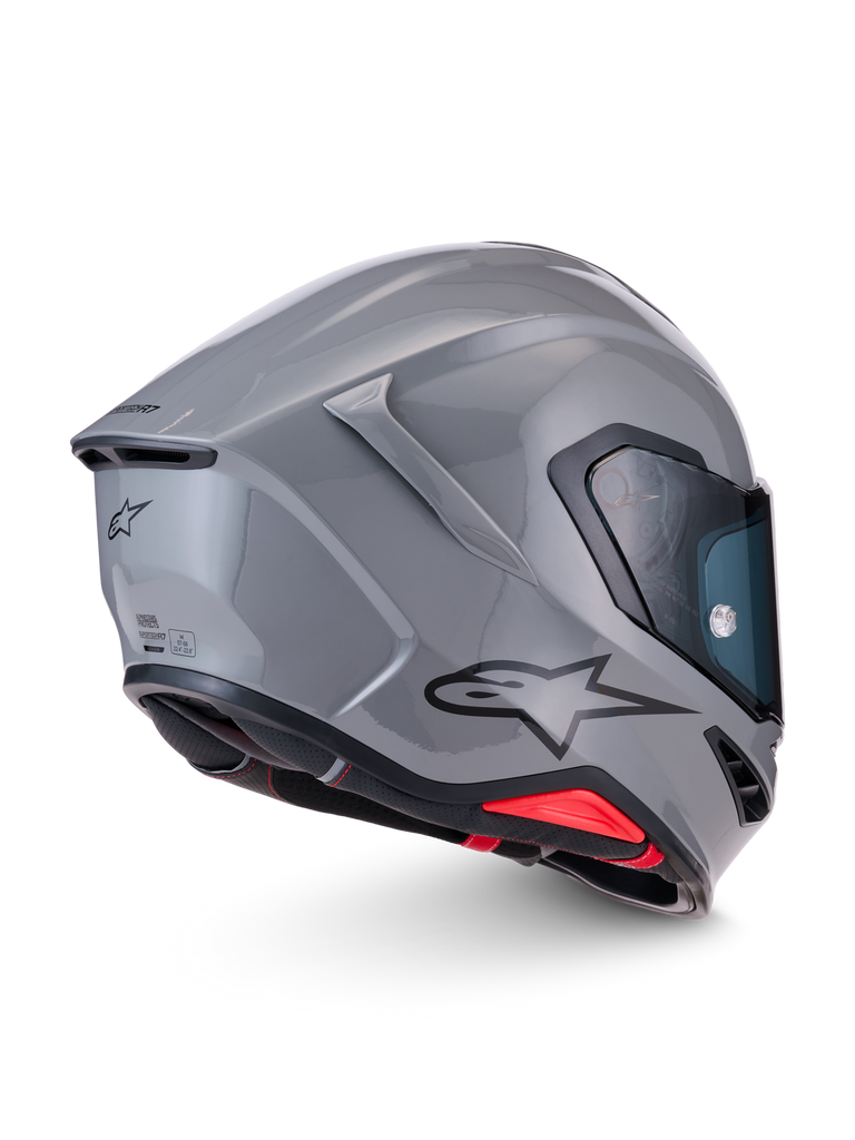 Alpinestars S-R7 Solid ECE06/DOT Full Face Helmet - Grey Gloss