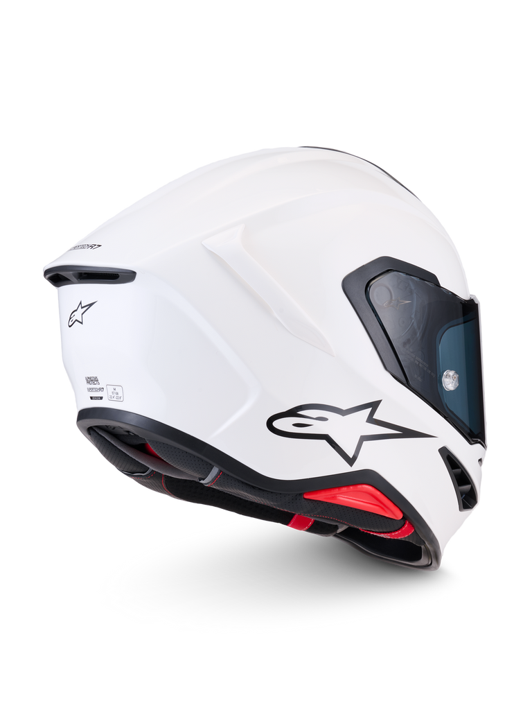 Alpinestars S-R7 Solid ECE06/DOT Full Face Helmet - White Glossy