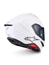 Load image into Gallery viewer, Alpinestars S-R7 Solid ECE06/DOT Full Face Helmet - White Glossy