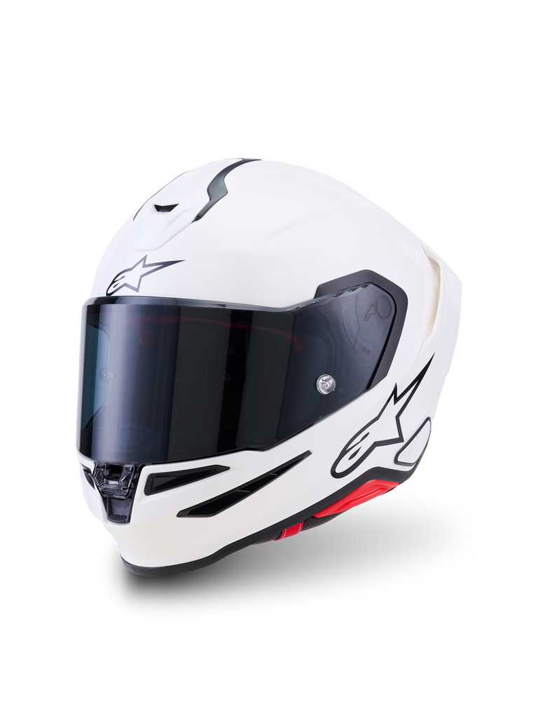 Alpinestars S-R7 Solid ECE06/DOT Full Face Helmet - White Glossy
