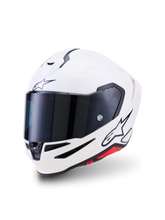 Load image into Gallery viewer, Alpinestars S-R7 Solid ECE06/DOT Full Face Helmet - White Glossy