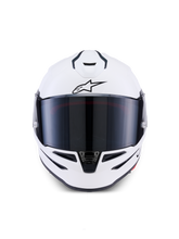 Load image into Gallery viewer, Alpinestars S-R7 Solid ECE06/DOT Full Face Helmet - White Glossy