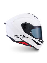 Alpinestars S-R7 Solid ECE06/DOT Full Face Helmet - White Glossy